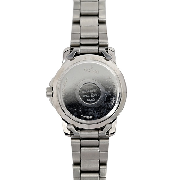 Caravelle By Bulova Black Dial Ladies Watch 28mm